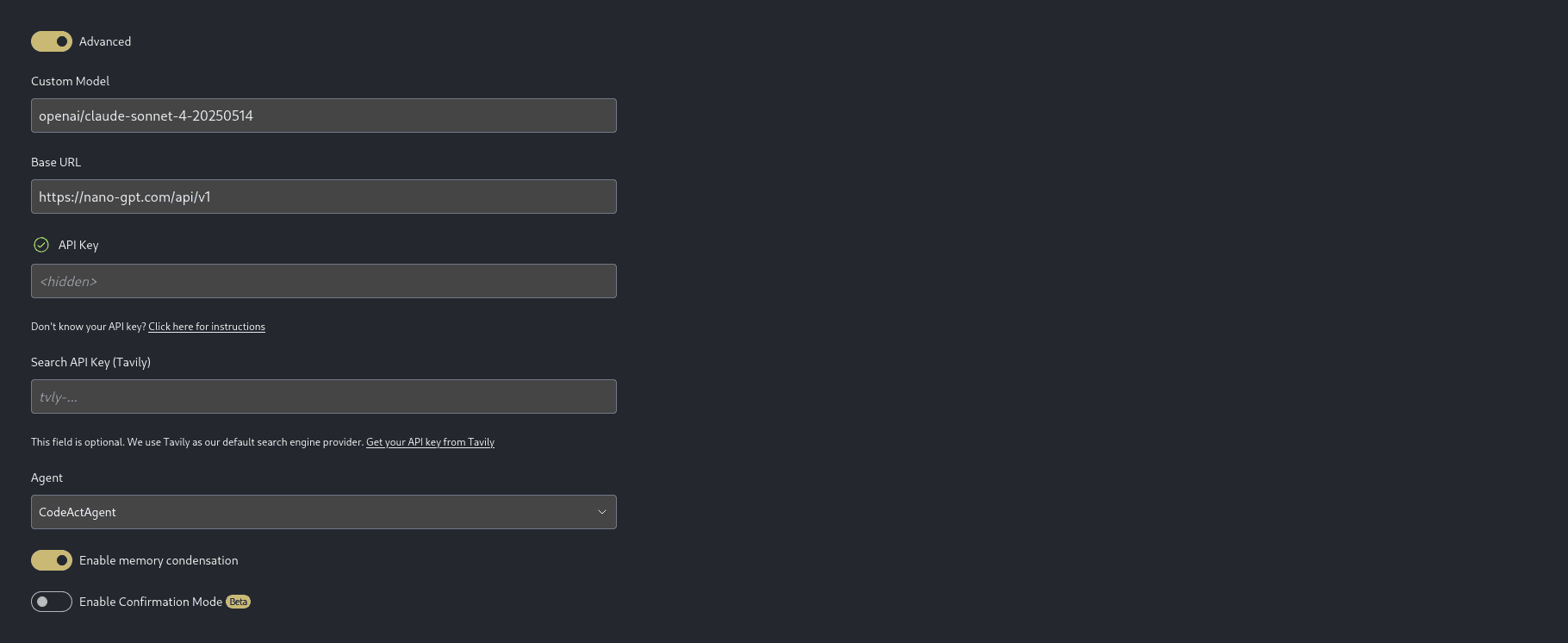 Using OpenHands with Bitcoin.com AI