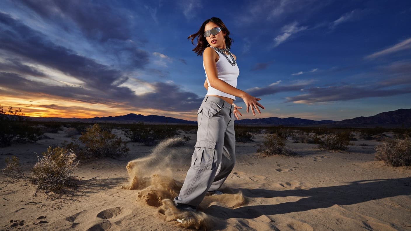 FIBO 2 desert fashion editorial
