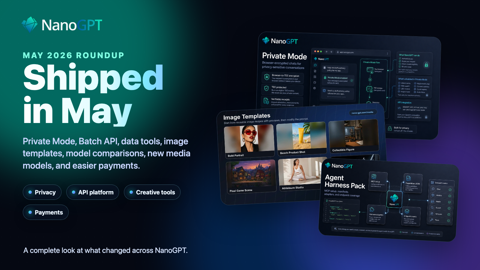 Shipped in May Bitcoin.com AI update roundup